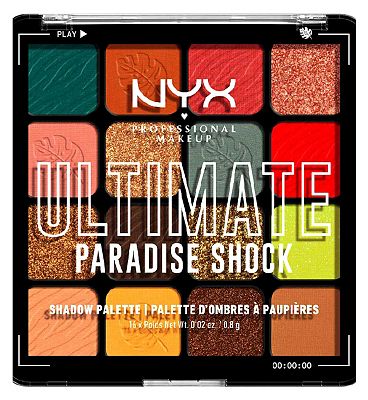 NYX Professional Makeup Ultimate Shadow Palette Vegan - Paradise Shock