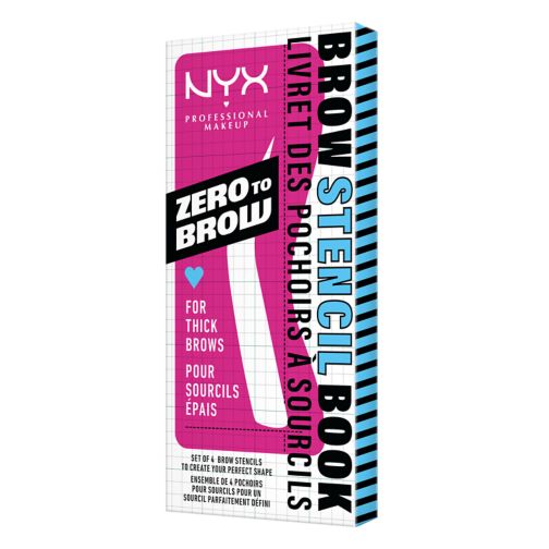 NYX Professional Makeup Zero To Brow Stencil For Thick Brows