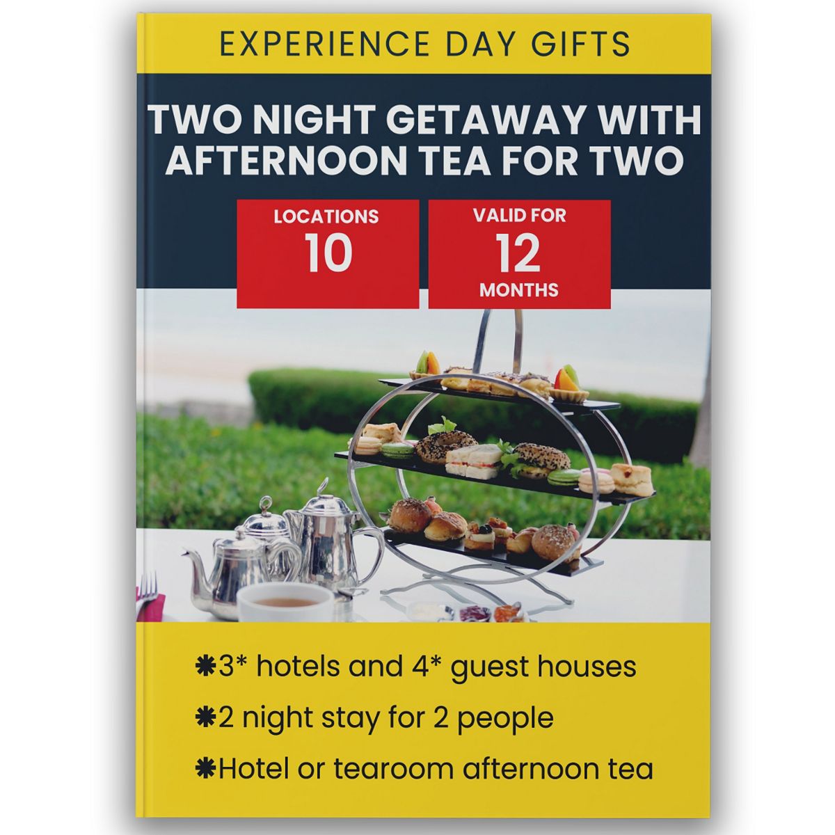 Activity Superstore Two Night Getaway And Afternoon Tea Gift Experience
