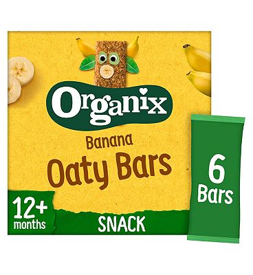 Organix Banana Soft Oaty Bars (6x23g)
