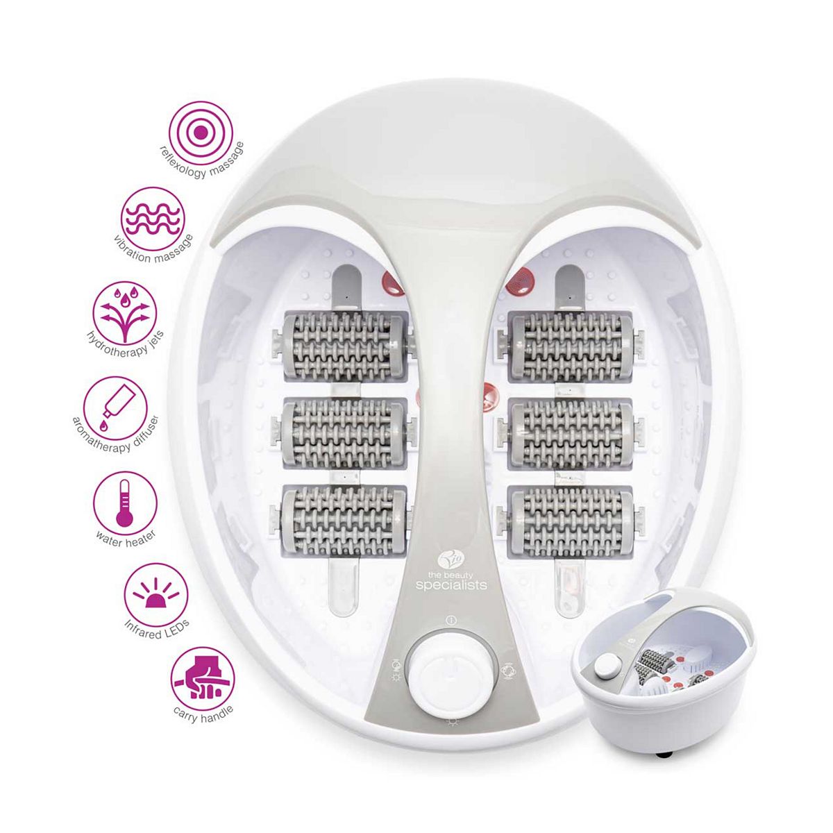 RIO Deluxe Foot Spa Bath & Massager