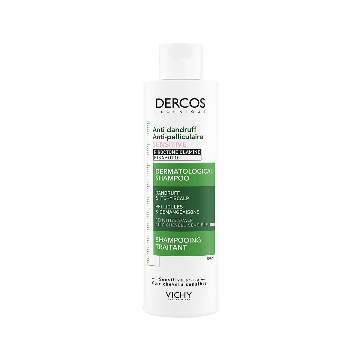 Vichy Dercos Anti-Dandruff Shampoo For Sensitive Scalp200 ml, 200ml