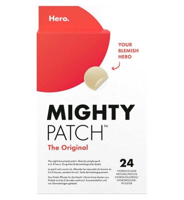 Hero Mighty Patch Original Spot Patches, 24 Hydrocolloid Pimple Patches