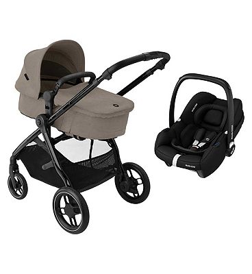 Maxi-Cosi Zelia Luxe with Cabriofix i-Size Travel System Twillic Truffle