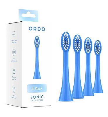 Ordo Sonic+ Brush Heads - Arctic Blue 4 Pack