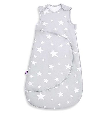SnuzPouch Sleeping Bag, 1.0 Tog - White Star, 0-6 Months