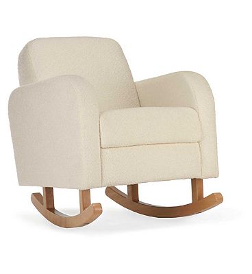 CuddleCo Etta Boucle Nursing Chair - Off- White