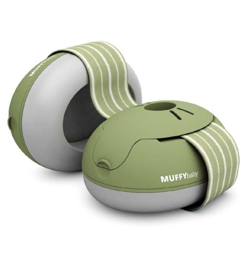 Alpine Muffy Baby Ear Defender - Olive Green