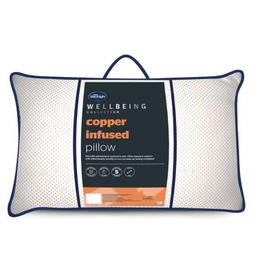 Silentnight Wellbeing Collection Copper Infused Pillow Boots