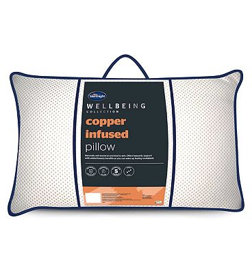 Silentnight Wellbeing Collection Copper Infused Pillow