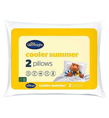 Silentnight Cooler Summer Pillow - 2 Pack