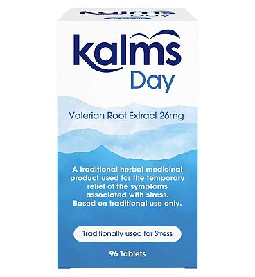 Kalms Day Valerian Root Extract 25.99mg Tablets 96 Tablets Boots