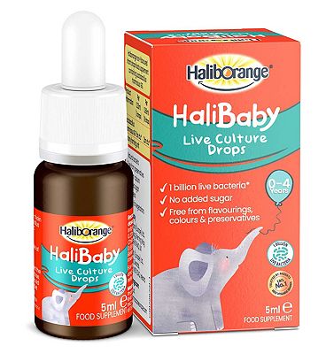 Haliborange Halibaby Live Culture Drops - 5ml