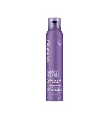 Lee Stafford Bleach Blondes Purple Toning Toning Mousse 200ml