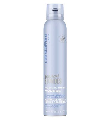 Lee Stafford Bleach Blondes Ice White Toning Mousse 200ml