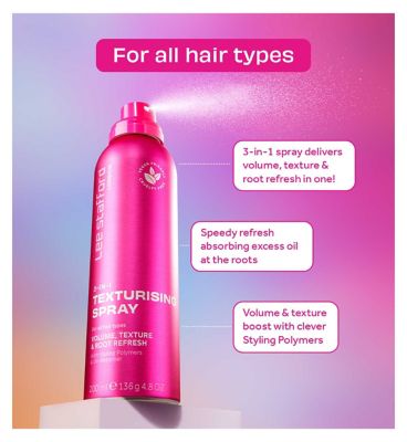 Lee Stafford 3-In-1 Texturising Spray 200ml (5)
