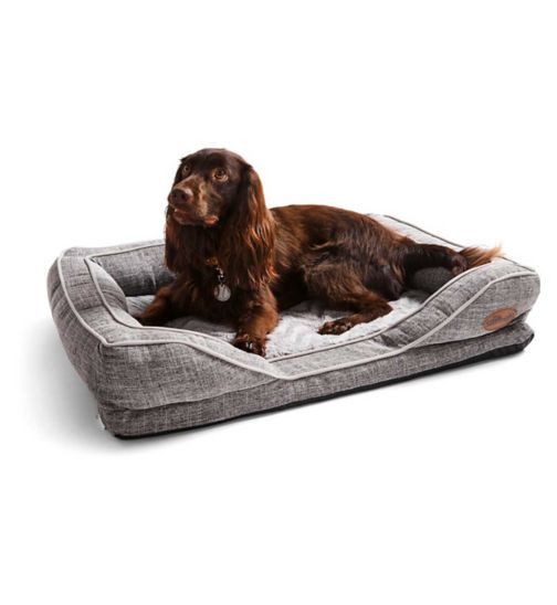 Silentnight Orthopaedic Dog Bed - Grey - Medium