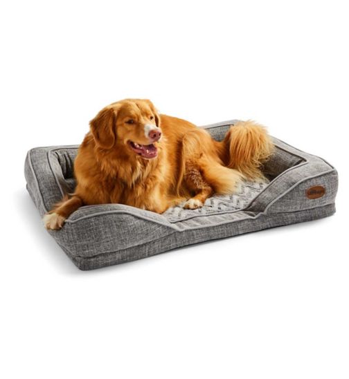 Silentnight Orthopaedic Dog Bed - Grey - Large