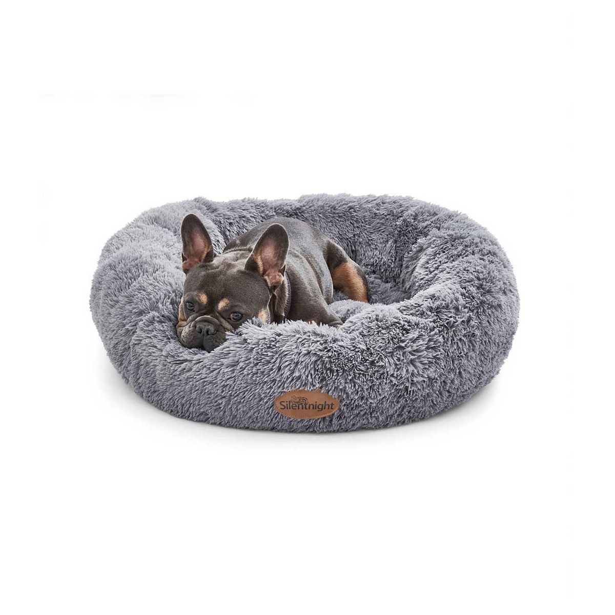 Silentnight Calming Donut Pet Bed Grey Medium