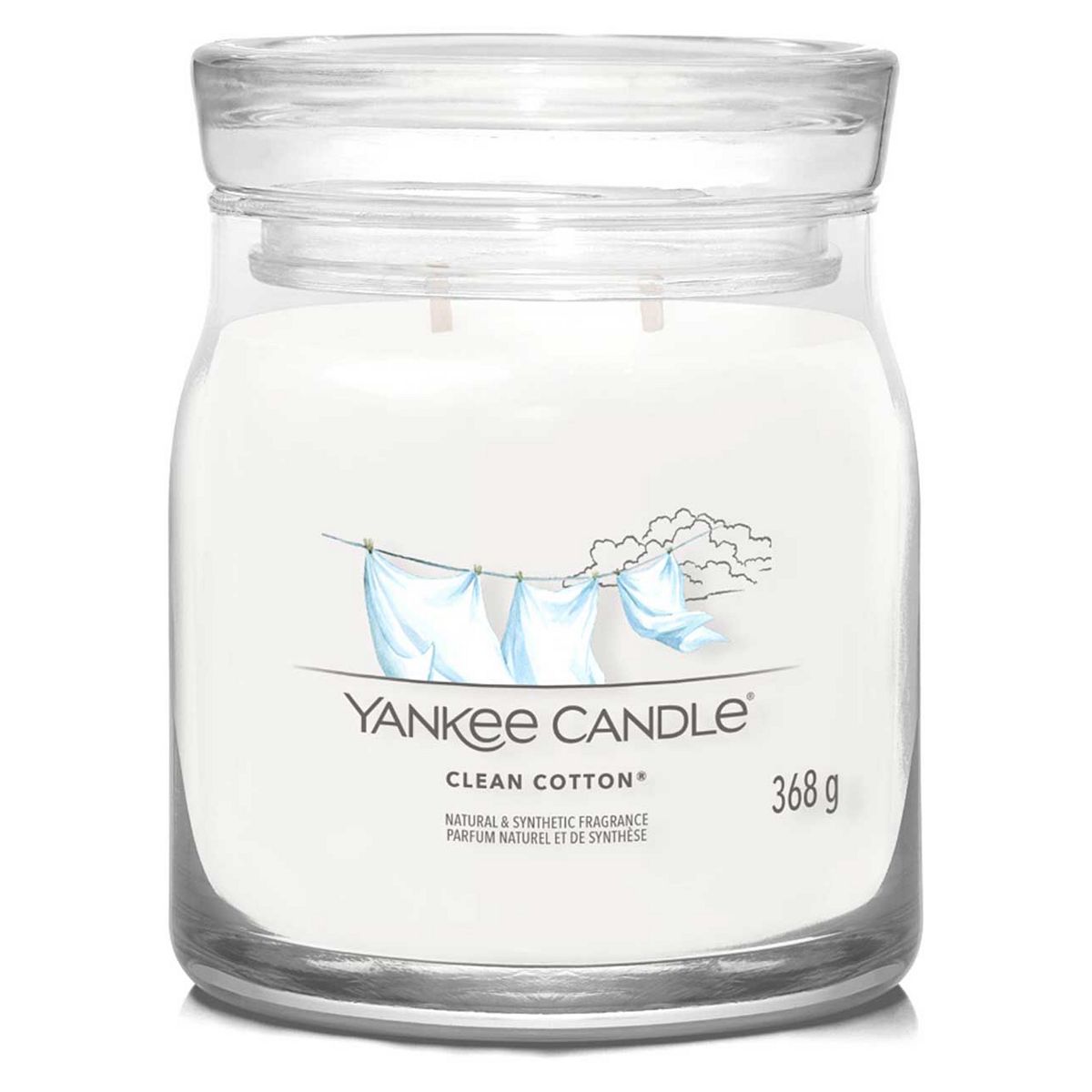 Yankee Candle Signature Medium Jar Clean Cotton