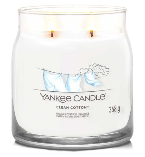 Yankee Candle Signature Medium Jar Clean Cotton