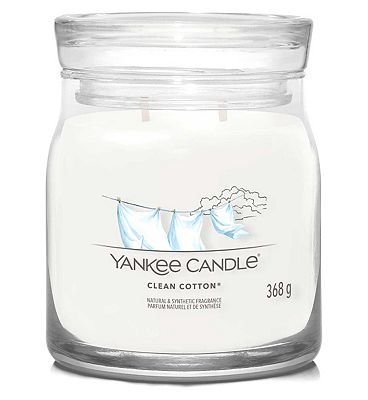 Yankee Candle Signature Medium Jar Clean Cotton