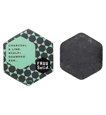 FRUU Charcoal & Lime Scalp+ Shampoo Bar 55g