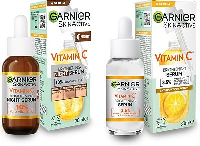 Garnier Vitamin C Day & Night Serum Set for Face 30ml + 30ml
