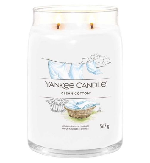 Yankee Candle Signature Large Jar Clean Cotton