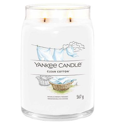 Yankee Candle Signature Large Jar Clean Cotton