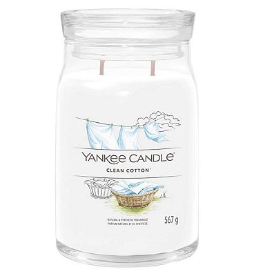 Yankee Candle Signature Large Jar Clean Cotton