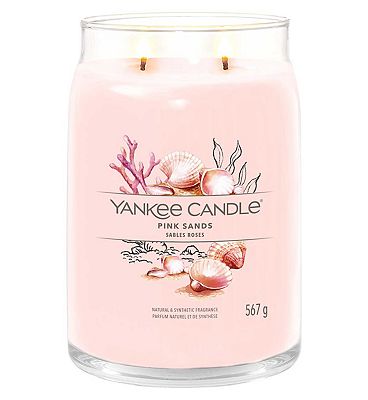 Pink on sale sands candle