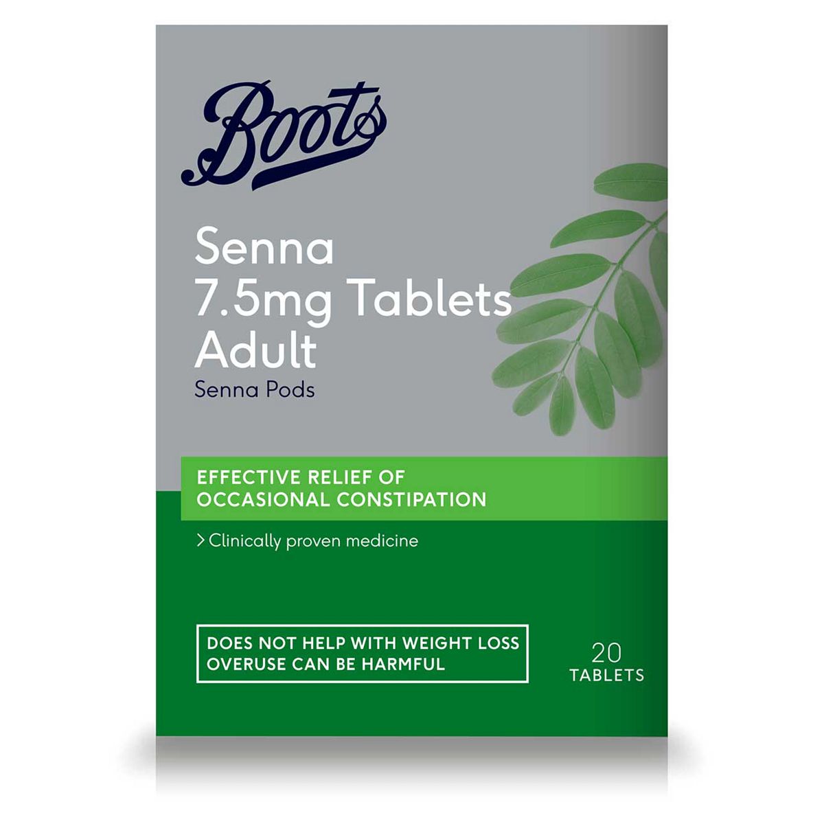   Senna 7.5Mg Tablets Adult - 20