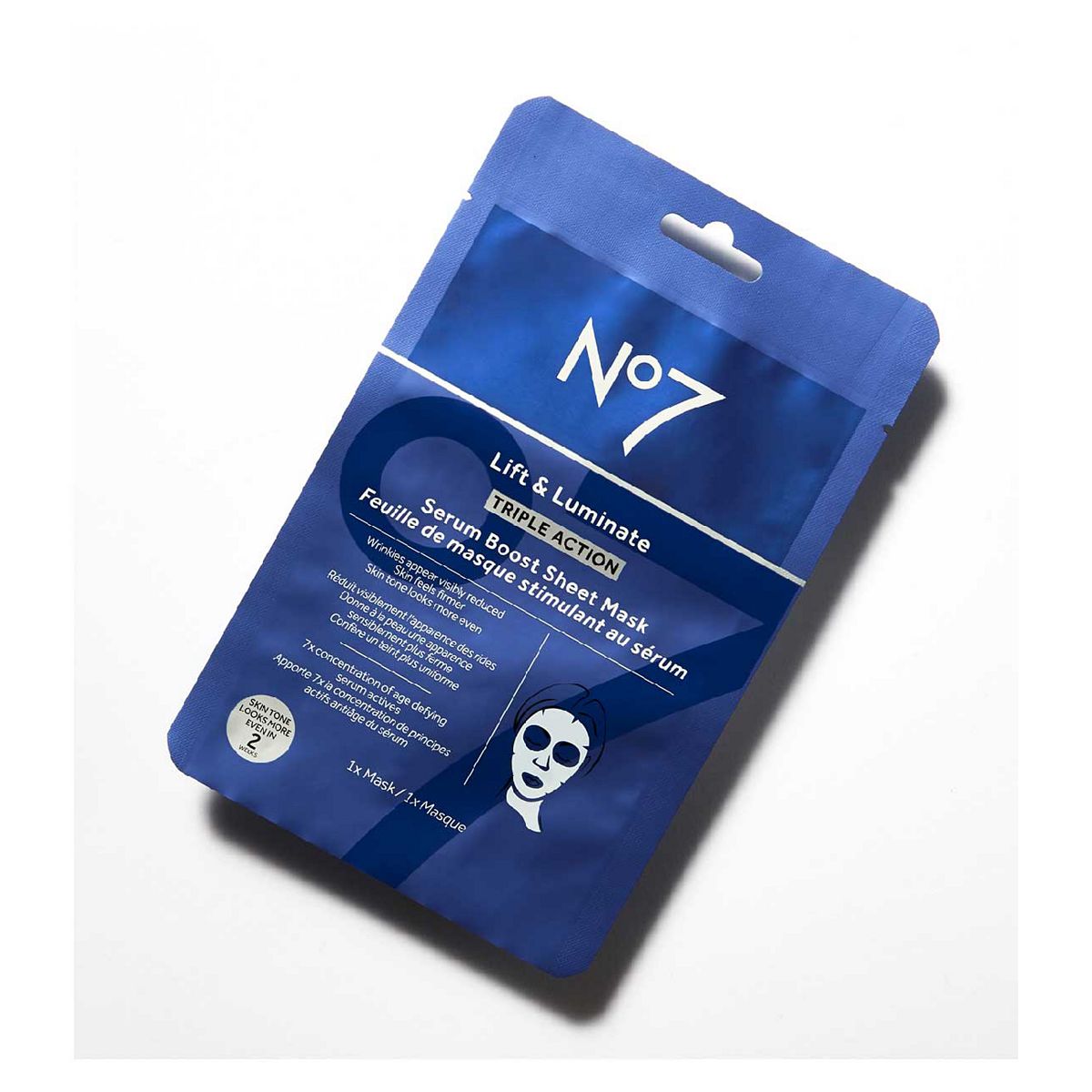 No7 Lift And Luminate Triple Action Serum Sheet Face Mask