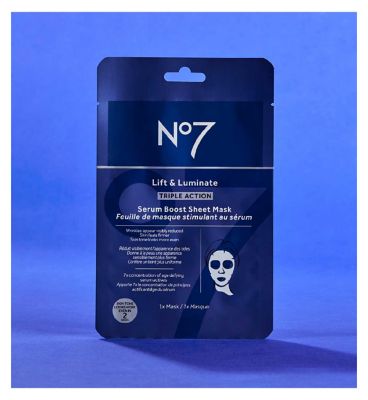 No7 Lift and Luminate Triple Action Serum Sheet Face Mask (3)