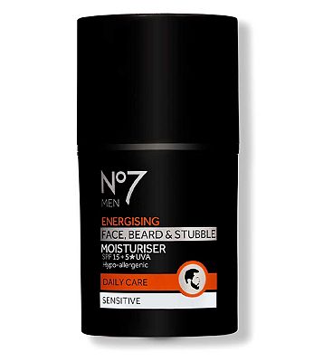 No7 Men Energising Face Beard & Stubble Moisturiser