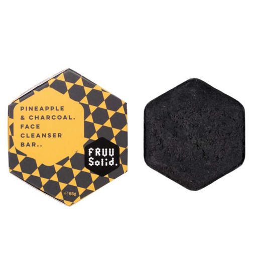 FRUU Pineapple & Charcoal Face Cleanser Bar 55g