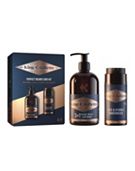 King C. Gillette Perfect Ritual Kit Giftpack with 3in1 Wash 350ml, Face & Stubble Moisturiser 100ml