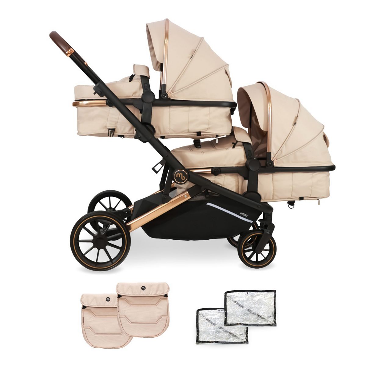 My Babiie Mb33 Tandem Pushchair - Giraffe