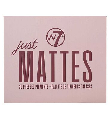 W7 Just Mattes 30 Pressed Pigments Palette