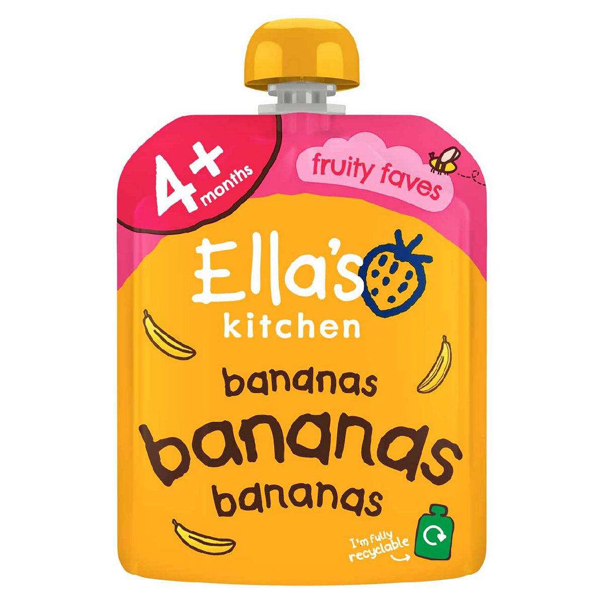 Ella's Kitchen Bananas 4+ Months 70G