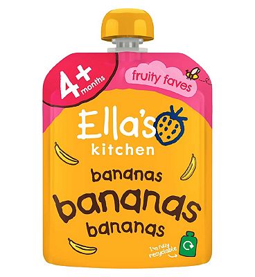 Ella's Kitchen Bananas Bananas Bananas 4+ Months 70g