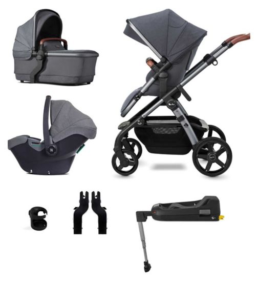 Silver Cross Wave Lunar Pushchair with Travel Pack