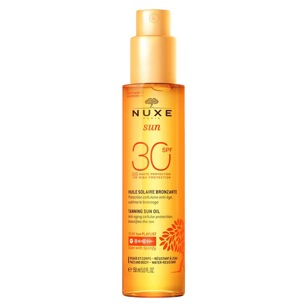 NUXE Sun Tanning Oil Spf30 150ml
