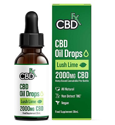 CBDfx CBD Oil 2000mg Lush Lime - 30ml
