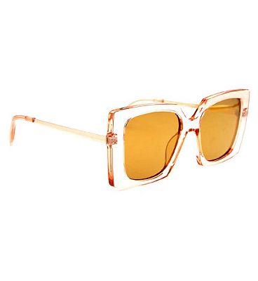 Jeepers Peepers Beige Square Sunglasses