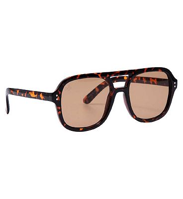 Jeepers Peepers Tortoise Round Sunglasses