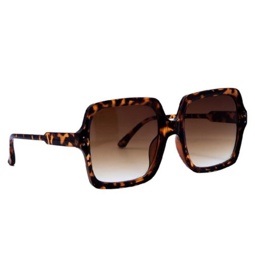 Jeepers Peepers Tortoise Square Sunglasses