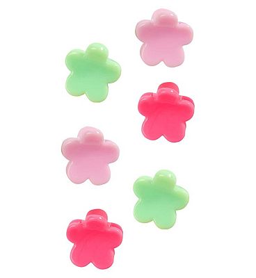 Boots Kids Mini Floral Jaw Clips 6pk