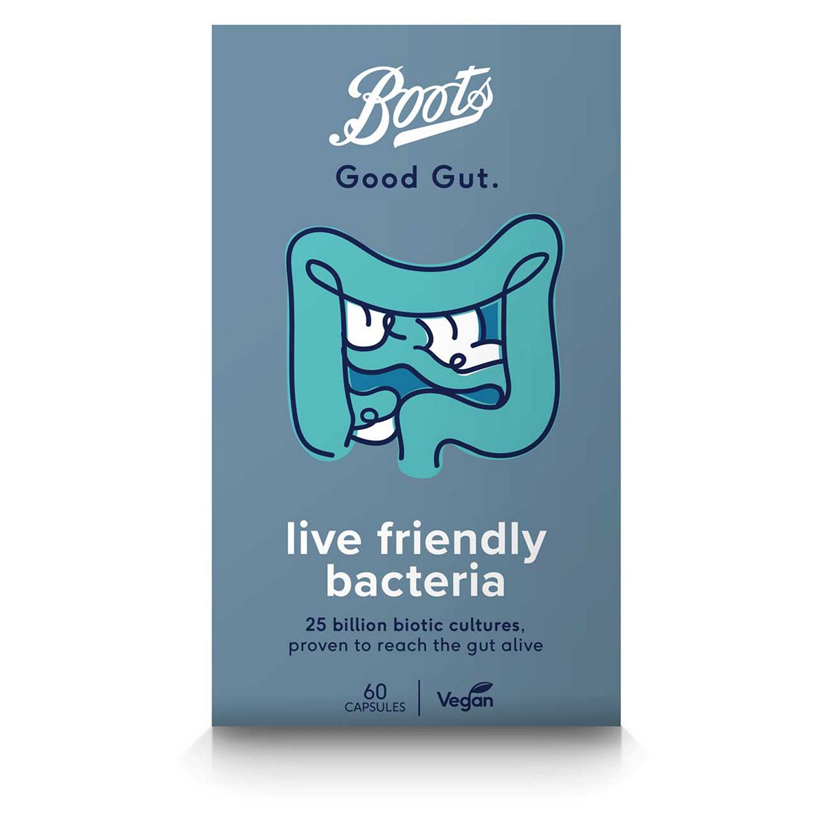   Good Gut + Live Friendly Bacteria - 60 Capsules